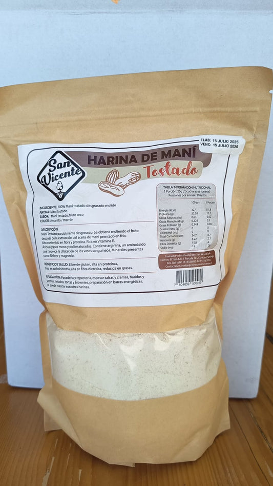 Harina de Mani Tostada